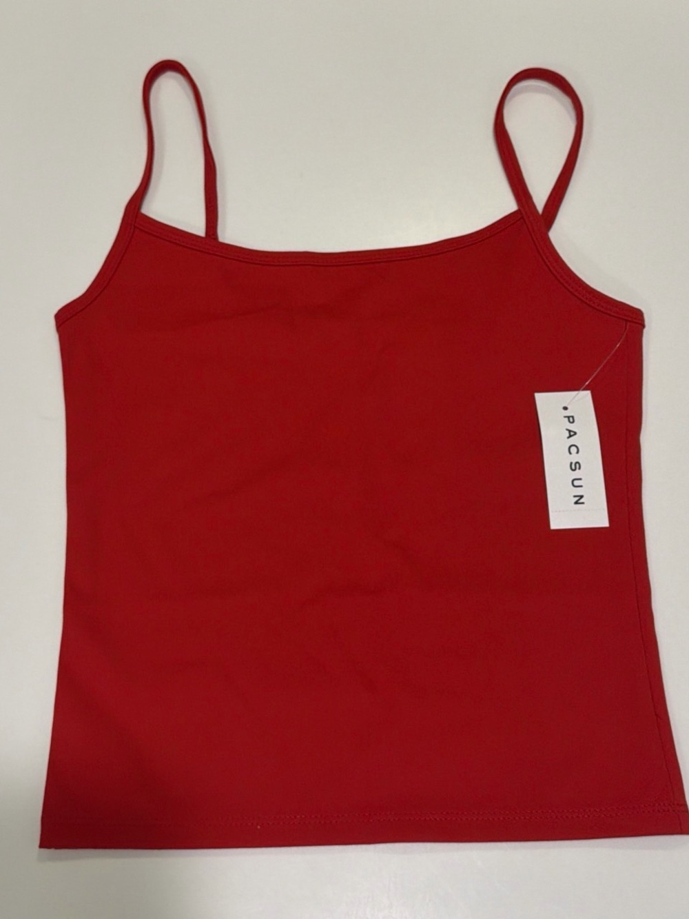 PacSun Red Slim Spaghetti Strap Cami